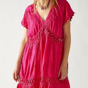 Free People Marissa Mini NWOT LARGE PINK